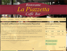 Tablet Screenshot of lapiazzetta-poing.de